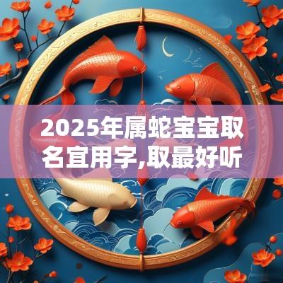 2025年属蛇宝宝取名宜用字,取最好听且招财的婴儿名字