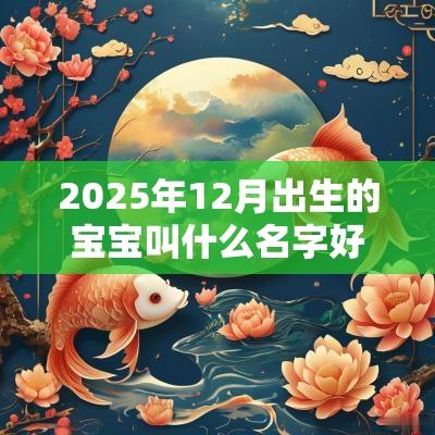 2025年12月出生的宝宝叫什么名字好旺运好听的名字