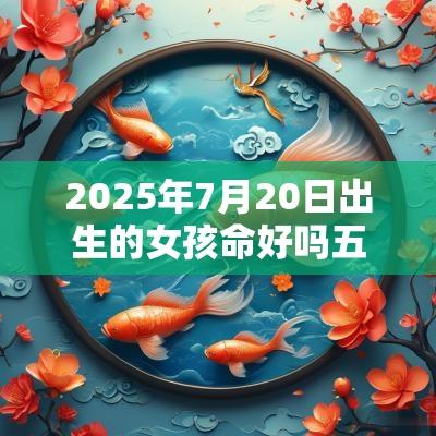 2025年7月20日出生的女孩命好吗五行缺水吉利取名