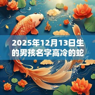 2025年12月13日生的男孩名字高冷的蛇年男孩名字