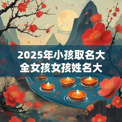 2025年小孩取名大全女孩女孩姓名大全洋气2025年