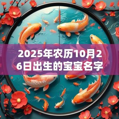 2025年农历10月26日出生的宝宝名字推荐名字合集