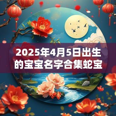 2025年4月5日出生的宝宝名字合集蛇宝宝好名字推荐
