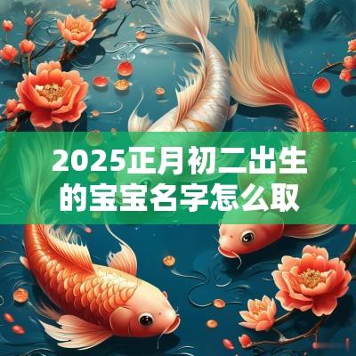 2025正月初二出生的宝宝名字怎么取蛇年宝宝最佳名字