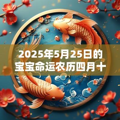 2025年5月25日的宝宝命运农历四月十四生怎么起名