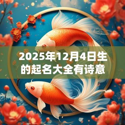 2025年12月4日生的起名大全有诗意的蛇年孩子名字