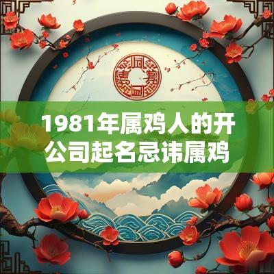 1981年属鸡人的开公司起名忌讳属鸡人开公司起名忌讳