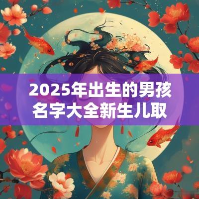 2025年出生的男孩名字大全新生儿取名字男2025年