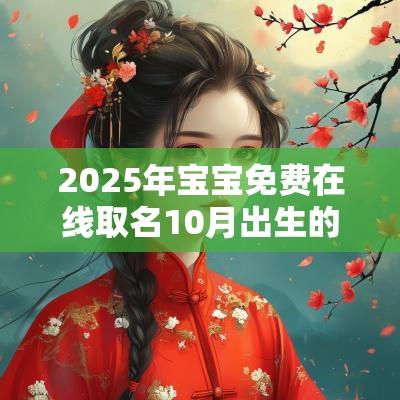2025年宝宝免费在线取名10月出生的蛇宝宝性格解析