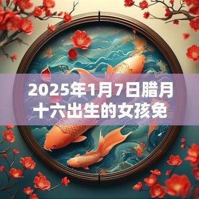 2025年1月7日腊月十六出生的女孩免费八字宝宝取名