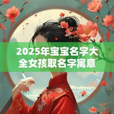 2025年宝宝名字大全女孩取名字寓意好的字2025年
