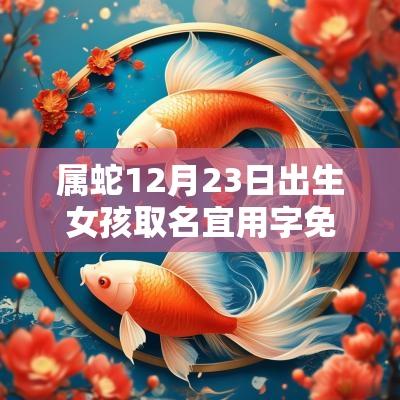 属蛇12月23日出生女孩取名宜用字免费的女蛇宝宝名字