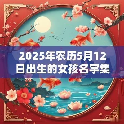 2025年农历5月12日出生的女孩名字集锦女孩宜用字