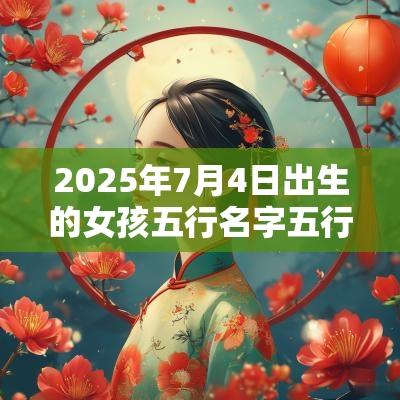 2025年7月4日出生的女孩五行名字五行不缺最佳用字