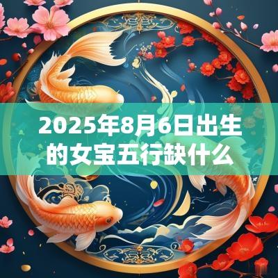 2025年8月6日出生的女宝五行缺什么八字算命取名字
