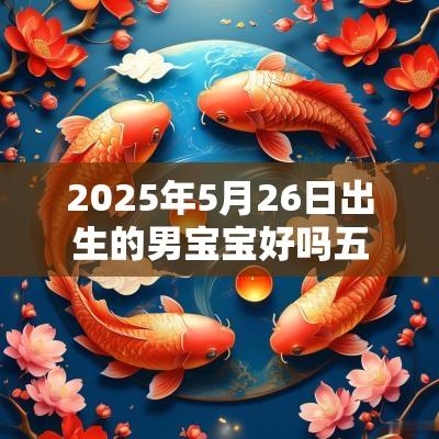 2025年5月26日出生的男宝宝好吗五行不缺八字取名