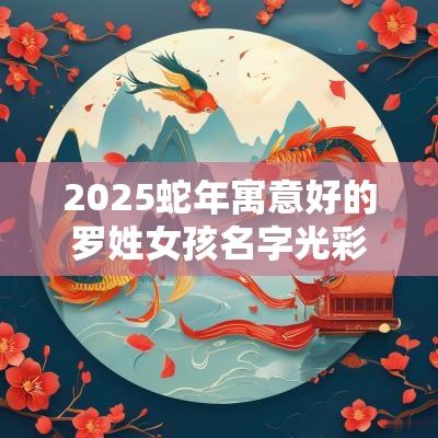 2025蛇年寓意好的罗姓女孩名字光彩照人的女宝宝起名
