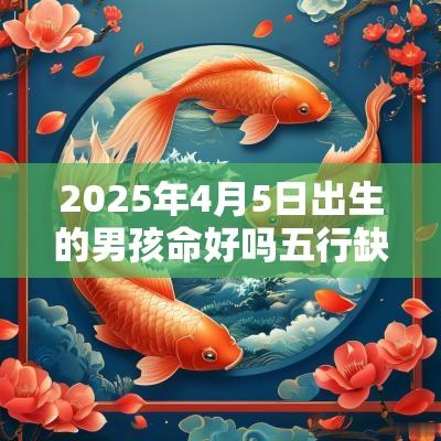 2025年4月5日出生的男孩命好吗五行缺木火吉利取名