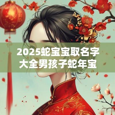 2025蛇宝宝取名字大全男孩子蛇年宝宝取名最佳用字
