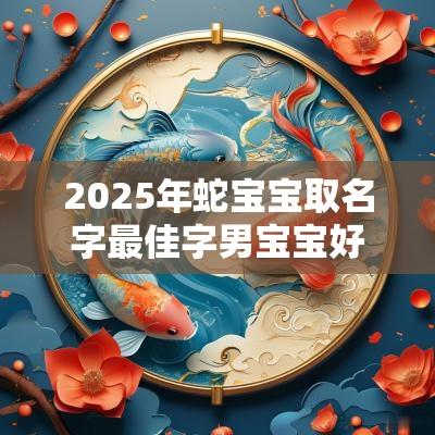 2025年蛇宝宝取名字最佳字男宝宝好听的男孩名字大全