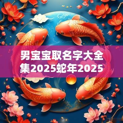 男宝宝取名字大全集2025蛇年2025起名男宝宝免费