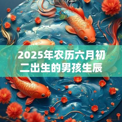 2025年农历六月初二出生的男孩生辰今日周易五行取名