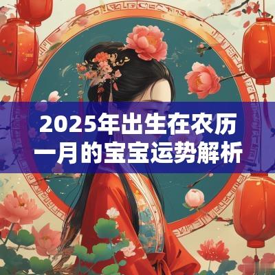 2025年出生在农历一月的宝宝运势解析有助运势的名字