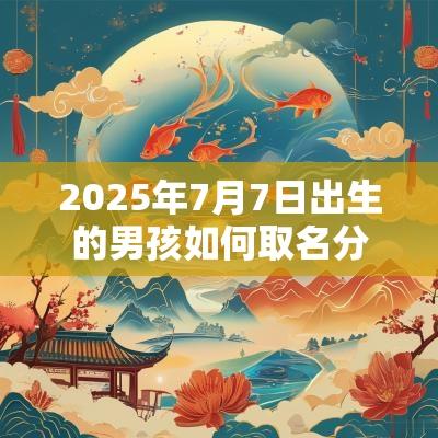 2025年7月7日出生的男孩如何取名分享一些取名技巧