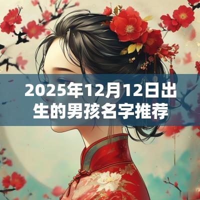 2025年12月12日出生的男孩名字推荐宝宝名字大全