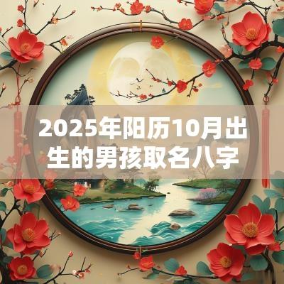 2025年阳历10月出生的男孩取名八字解析起高分名字