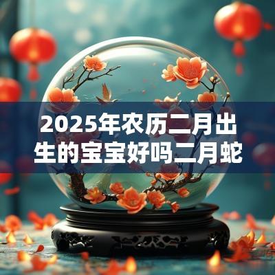 2025年农历二月出生的宝宝好吗二月蛇宝宝取名宜用字
