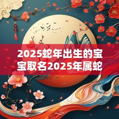 2025蛇年出生的宝宝取名2025年属蛇的宝宝怎么样