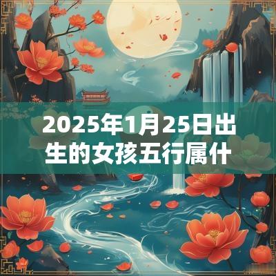 2025年1月25日出生的女孩五行属什么如何取名促运