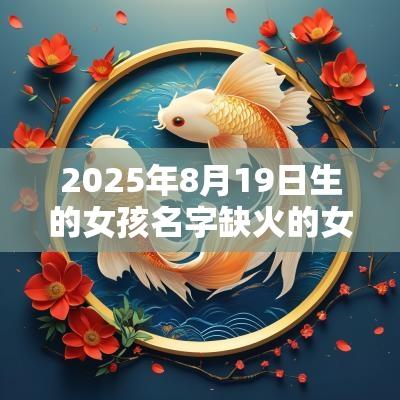 2025年8月19日生的女孩名字缺火的女孩名字推荐