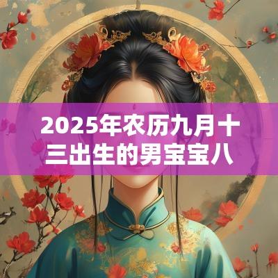 2025年农历九月十三出生的男宝宝八字算命高分的名字