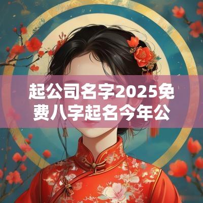 起公司名字2025免费八字起名今年公司取名字用什么字