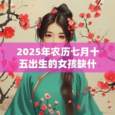2025年农历七月十五出生的女孩缺什么大气的孩子名字