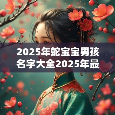 2025年蛇宝宝男孩名字大全2025年最旺男孩名字兔