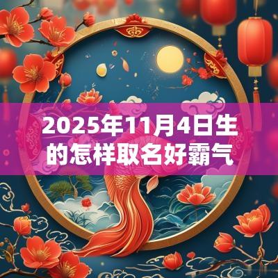 2025年11月4日生的怎样取名好霸气的蛇年孩子名字