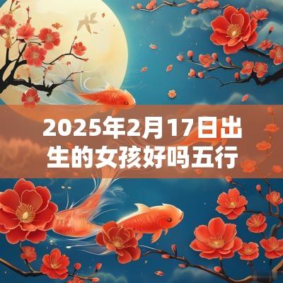 2025年2月17日出生的女孩好吗五行缺水怎样取名字