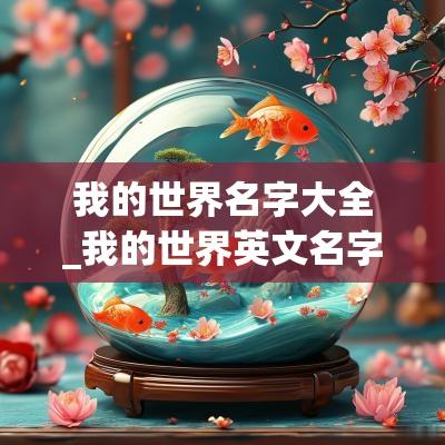 我的世界名字大全_我的世界英文名字_我的世界好听的名字