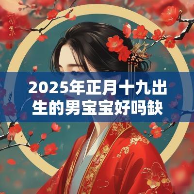 2025年正月十九出生的男宝宝好吗缺水火免费取好名字