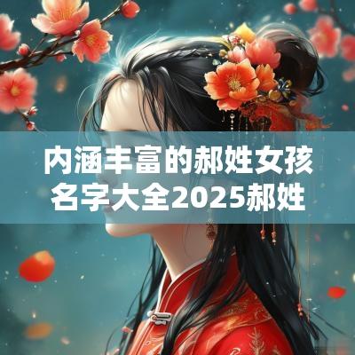 内涵丰富的郝姓女孩名字大全2025郝姓好听的女孩名字