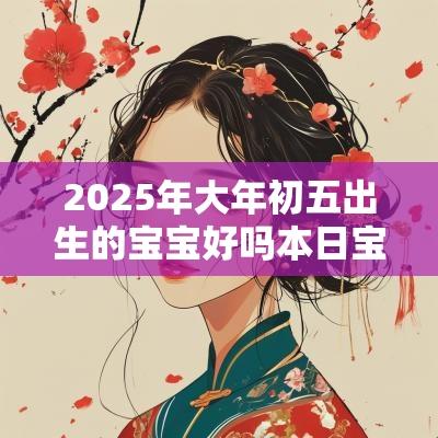 2025年大年初五出生的宝宝好吗本日宝宝八字算命取名