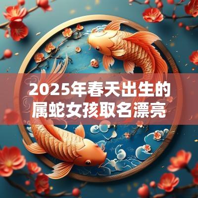 2025年春天出生的属蛇女孩取名漂亮有涵养的女孩名字