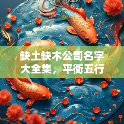 缺土缺木公司名字大全集，平衡五行助力企业发展的公司名字