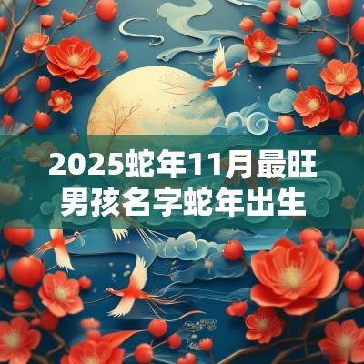 2025蛇年11月最旺男孩名字蛇年出生的宝宝取名宝典
