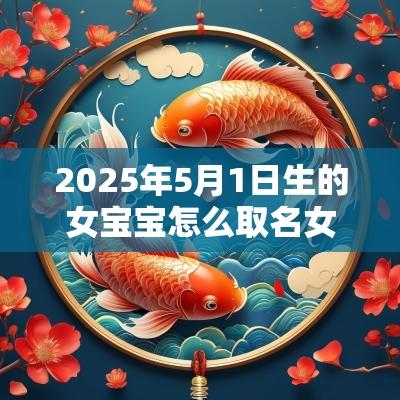 2025年5月1日生的女宝宝怎么取名女宝宝取名宜用字