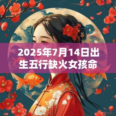 2025年7月14日出生五行缺火女孩命运与八字名字解析