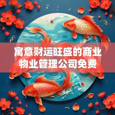 寓意财运旺盛的商业物业管理公司免费起名2025年最新版